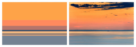 temporal perception sunset