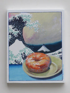 The Great Wave with Donut #1