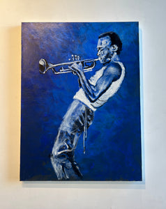 Miles in blue