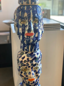 Blue Head Totem