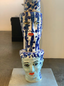 Blue Head Totem