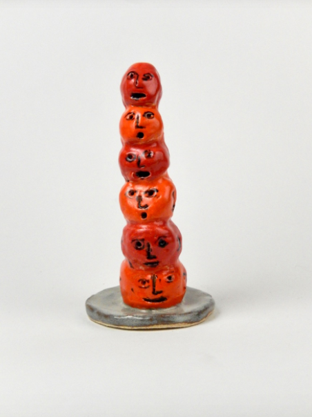 Orange Head Totem