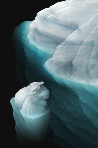Super Critical Liquid Icebergs