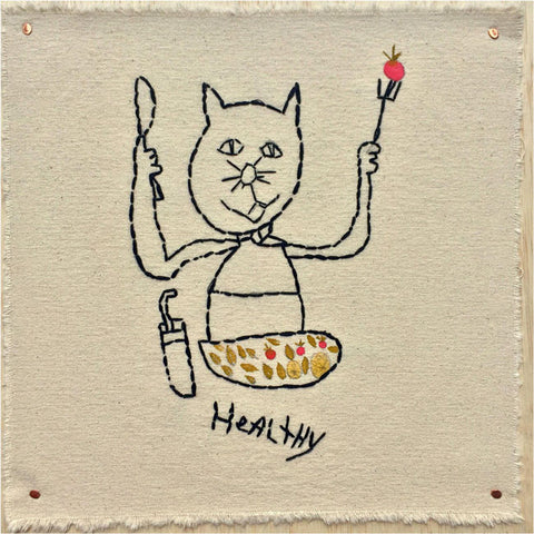 Artists of L.A. Goal - “Healthy Habit Kitty Kat” by Elisa Jerugim