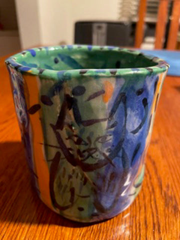 Blue Green Cup